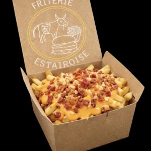 Frites Cheddar LARDONS OIGNONS FRITS