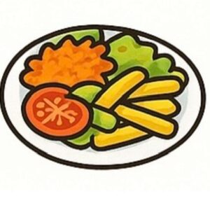 PLAT FROID AVEC FRITES